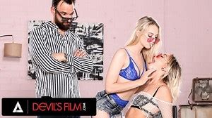 DEVILS FILM - Chloe Temple and Lily Larimar Have Amazing Sweaty Sex And End It All With A Fun Cum Sw