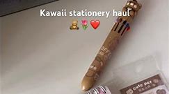 Kawaii stationery haul🧸❤️