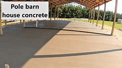 Pole barn house build #8 Concrete!!