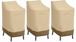 Classic Accessories Veranda Patio Bar Chair/Stool Cover - 3-Pack - Bed Bath & Beyond - 23130122