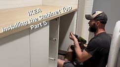 IKEA Installing the Cabinet Top