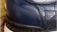 Ivan Troy Jamal Blue Italian leather sneaker #ivantroy #italiansneaker #mensneakers www.ivantroy.com | Ivan Troy