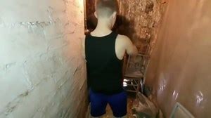 Twink Hard Fucked by Stud in Cellar.