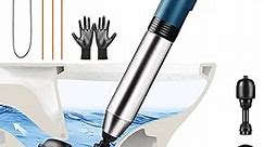 Electric Toilet Plunger Clog Remover: High Pressure Air Drain Blaster Clog Remover - Drain Clog Remover Tool for Bathroom Bathtub Floor Drain Clogged Pipe
