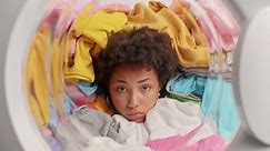 Sad Afro American Woman Poses Washing Stock Footage Video (100% Royalty-free) 1076015747 | Shutterstock