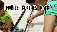 Mobile clothes rack #clothesrack #budolfinds #shopeebudolfindsph #shopeefinds #shoppeebudol | Roldan Gasing