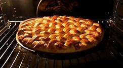 Tasty Pie Oven Timelapse Homemade Pie Stock Footage Video (100% Royalty-free) 1101520129 | Shutterstock