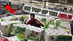 We ACTUALLY Built a Toilet Paper Fort... ON TOP OF WALMART! (Store Vlog #22)