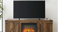 Middlebrook 70-inch Barn Door Fireplace TV Stand - Bed Bath & Beyond - 34312701