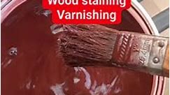 #staining #wood #varnishing #actual #working #reels #woodcoloring | Diclihon Wood Work
