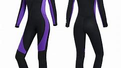 Men Women Wetsuit 3mm Neoprene Full Diving Suits Long Sleeve Thermal Sun Protection Stretch Wetsuits for Surfing Snorkeling Canoeing