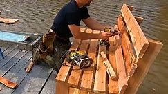 Incredible Custom Built-In DOCK Bench
