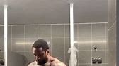 Interracial cruising in the gym shower