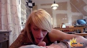 PublicSexDate- ATHLETIC TATTOOED BLONDE MILF FIT XXX SANDY LOVES THE TASTE OF COCK