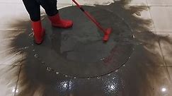 Circular carpet washing ASMR