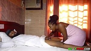 DICK HOODLUM - Ladygold Africa Tries To Steal And Fuck Krissyjoh's Cock When He Slept Off