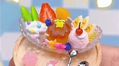❣️🍄❣️mini clay ice cream｜easy crafts｜how to make cute and beautiful craft diy kawaii ideas squishy