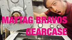 How to fix a Maytag bravos washer that keeps stripping basket hubs. Change the gearcase.