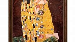 La Pastiche Gustav Klimt 'The Kiss (Full View)' Canvas Art - Bed Bath & Beyond - 5735576