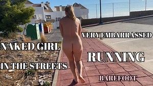 Very Embarrassed Naked Girl in Streets - IviRoses Exhibitionist Public Nudit | Clips4Sale