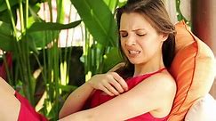 Mosquito Bites Woman Relaxing Luxury Gazebo Stock Footage Video (100% Royalty-free) 6808273 | Shutterstock