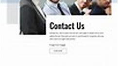 A contact us page Template
