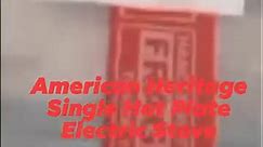 American Heritage. Single Hot Plate Electric Stove #electricstove #stove #SaleAlert #salesalesale #kitchenhack #kitchen #kitchengadgets #viralshorts #zaloraph #ShopeePH #LazadaPH | Bentahan Ni Angkel