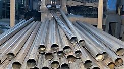 Process of Metal Oil Drum Recycling | Manufacturing Steel Pipe in Factory