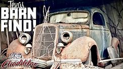 Texas Barn Find · 1935 Ford 3W coupe sitting since 1958!!!