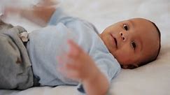 Sweet Cute Boy Baby On Bed Stock Footage Video (100% Royalty-free) 1111140869 | Shutterstock
