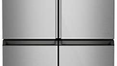 Cafe Refrigerator 28.3 Cu. Ft. Smart Quad Door with Dual-Dispense AutoFill Pitcher in Platinum Glass - CAE28DM5TS5