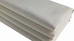 Chair Upholstery Fabric Faux Linen Material for Sofa Couch Seat Cover Replace (Cream 2, 2 Yards (57x 72 inch))