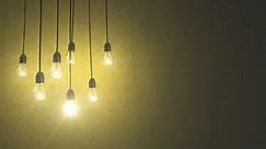3d Animated Background Light Bulbs Over Stock Footage Video (100% Royalty-free) 27501256 | Shutterstock