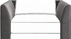 HONBAY Armrest Module for Modular Sectional Sofa, Pair of Sofa Armrest for Sectional Modular Couch, Velvet Grey