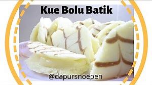 Resep Kue Bolu Batik (kukus) isi Fla