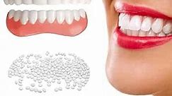 Comfort Fit Flex Teeth，Dentures Teeth for Upper and Lower Jaw, Nature and Comfortable, Protect Your Teeth and Regain Confident Smile