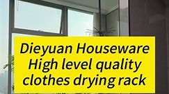 High quality floor-standing clothes drying rack multifunctional heavy duty drying rack foldable large clothes hanging rack with clips.#dieyuanhouseware professional manufacturer of clothes drying rack, contact us to get more detail #findsupplier #dropshipping #fyp #foryou