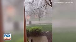 Listen: Rain pelts Lexington neighborhood as Tornado Watch issued in central Kentucky