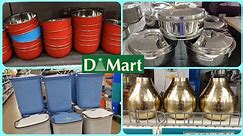 😍D MART latest kitchen products||Dmart steel,Non stick, Cookware, Glass Container, online available