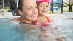 Mother Daughter Training Swimmingpool Stock Footage Video (100% Royalty-free) 12376070 | Shutterstock