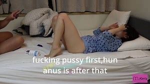 (english subtitle)first time painful anal, but she loves in the end, Evie74M546ae