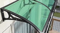 Window Awning Door Canopy, Door Window Garden Canopy, Window Door Awning Canopy with Plastic Steel Bracket, Outdoor Patio Awning Canopy, Front Door Patio Canopy