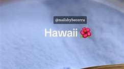Hawaiian 🌺 #hawaiiannails #hawaii #hawaiian #uñasacrilicas #uñasesculturales #uñasesculpidas #manoalzada #manoalzadanails #nailtutorials #tutorialdeuñas #bluenails #uñasazules💙