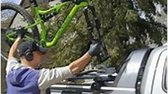 Sliding bike rack on my pick up track. Well done Thule Slide Bar. 😎 | Cycling & Mountain Biking