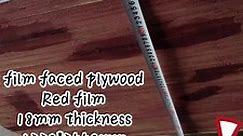 Film faced plywood Red film... - Plywood, MDF, OSB supplier