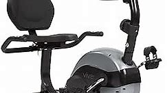 Vive Recumbent Exercise Bike - Stationary Recumbent Exercise Cycle Device for Seniors, Adults, Men and Women - Indoor Fitness Equipment - at Home Cycling, Adjustable Resistances, Digital Display