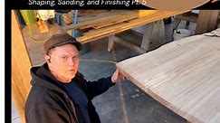 Live Edge Table - Shaping, Sanding and Finishing Pt. 5