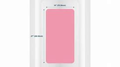 Kahuna Grip Non Slip Bath & Shower Safety Mat - Pink (14in x 27in)