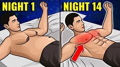 Do This Every Night To Burn Chest Fat Asleep!