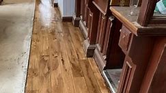 Oak floor prep in progress. Sanding stage complete. Oak floor now gleaming post-refinishing. Ready for a whole new vibe! | Wood Floor Sanding & Renovation, Cardiff